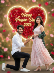 Propose Day 2026 couples romantic photo