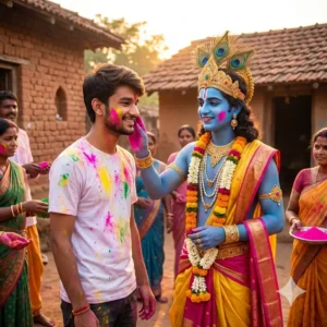 Holi Festival AI Portrait Prompts