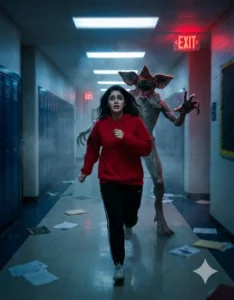 Black shadow monster