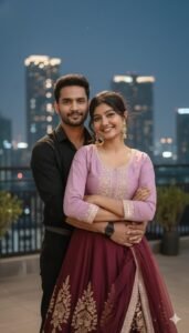 Gemini Hug Day Couples Trending Prompt